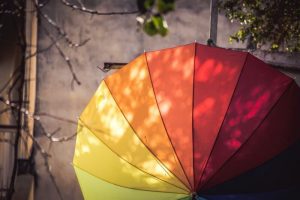 branded beach umbrella